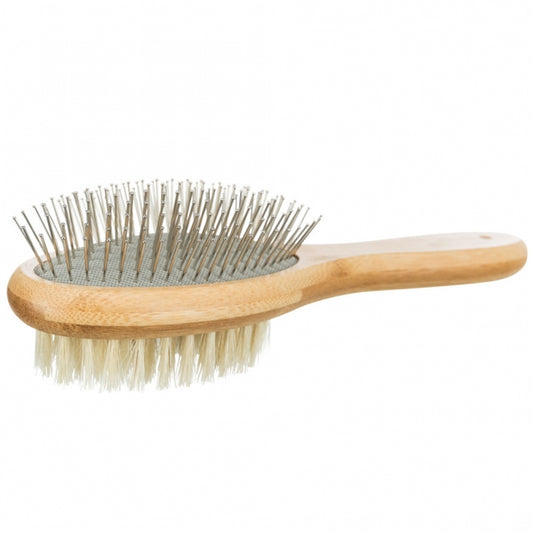 Trixie beidseitige Bürste aus Bambus - Trixie