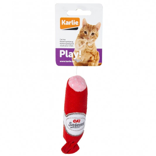 Karlie Flamingo Katzenspielzeug Food Textil - Salami - Karlie