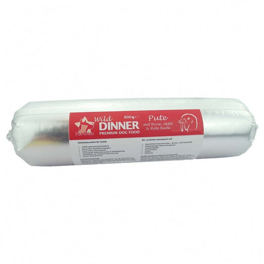 Wild Dinner Gourmet-Wurst Pute mit Hirse - 800 g - Pet-Star