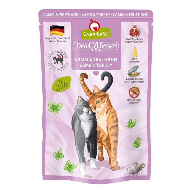 GranataPet Delicatessen Pouch Lamm & Truthahn 85 g - GranataPet