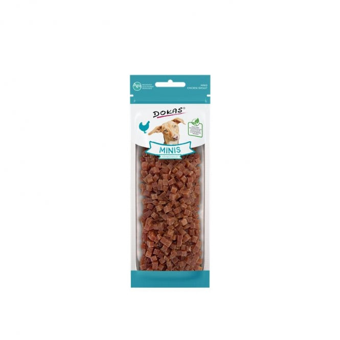 Dokas Dog Snack Minis Hühnerbrust 70g - Dokas