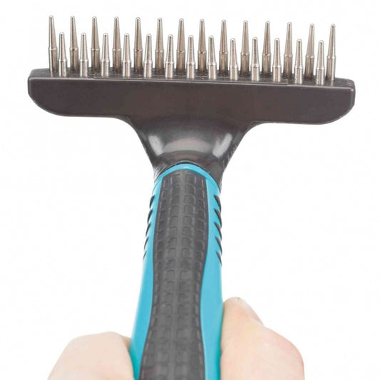 Trixie Metallstriegel für Langhaar mit Doppelzinken - Trixie Bild 2