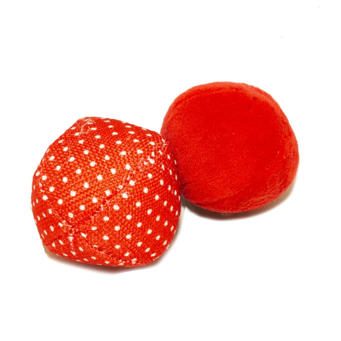 Duvoplus Cat Toy Retro Bälle Punkte - rot - DUVO