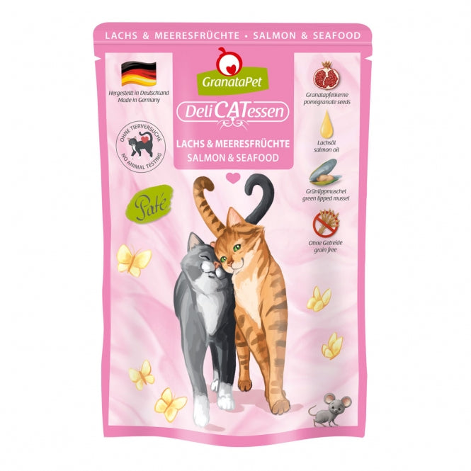 GranataPet Delicatessen Pouch Lachs & Meeresfrüchte 85 g - GranataPet