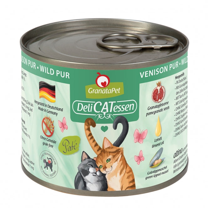 GranataPet Delicatessen Dose Wild PUR - 200 g - GranataPet