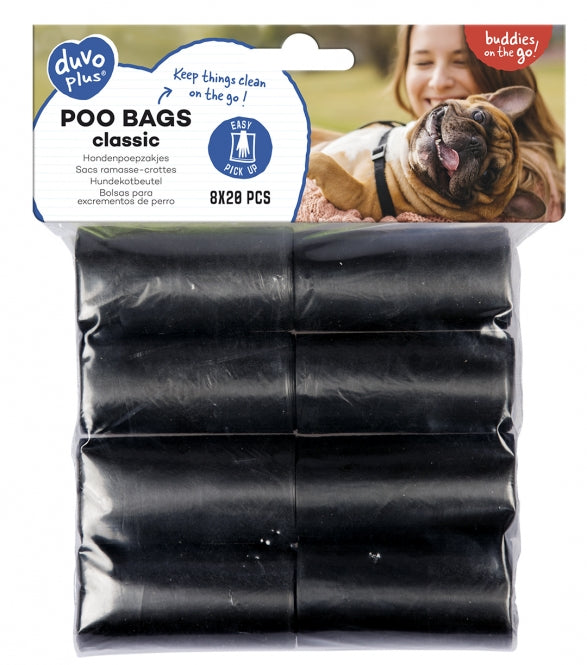 Duvoplus Hundekotbeutel classic schwarz - DUVO