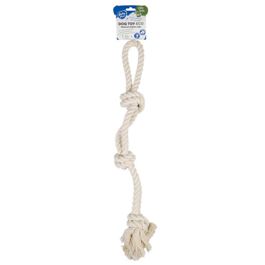 Duvoplus ECO Baumwollseil mit 3 Knoten & Schlaufe - DUVO Bild 2