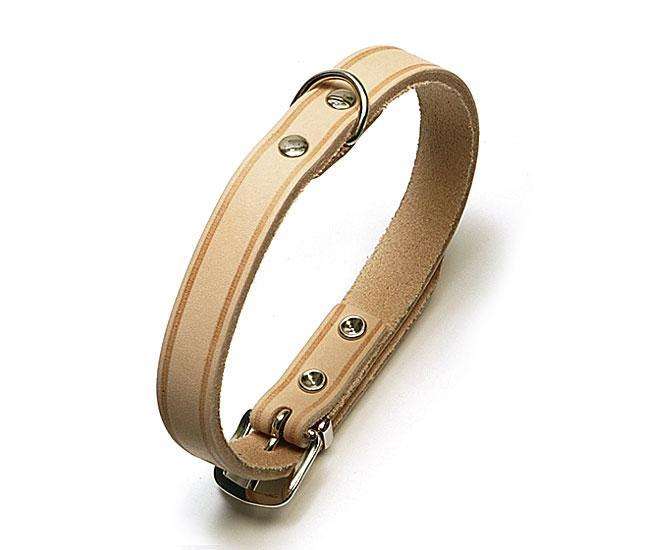 Karlie RONDO Halsband genietet - Natur - 20 mm 57 cm - Karlie