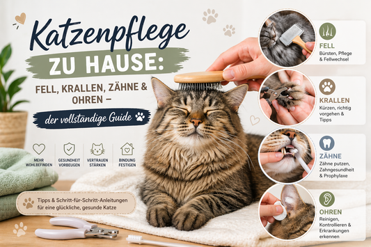 Katzenpflege zu Hause: Fell, Krallen, Zähne & Ohren – der vollständige Guide