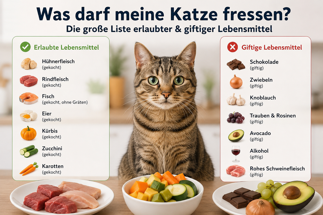Was darf meine Katze fressen? Die große Liste erlaubter & giftiger Lebensmittel