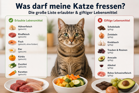 Was darf meine Katze fressen? Die große Liste erlaubter & giftiger Lebensmittel