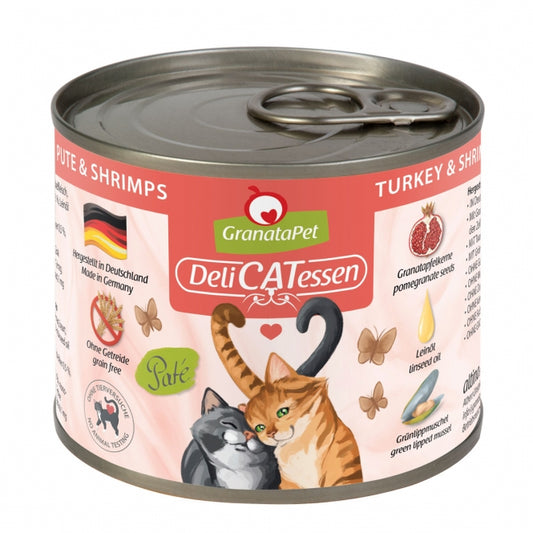 GranataPet Delicatessen Dose Pute & Shrimps - 200 g - GranataPet