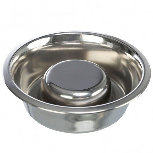 Trixie Slow Feeding Edelstahlnapf - Trixie