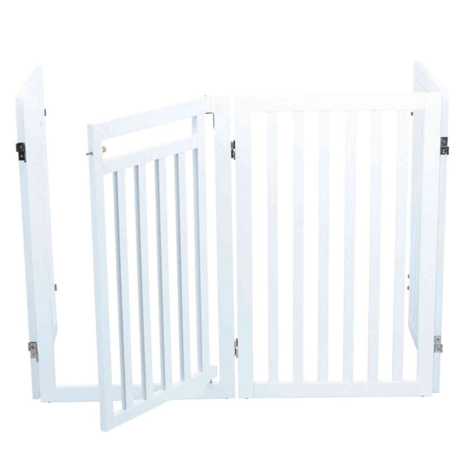 Trixie Hunde-Absperrgitter mit Tür, 4-teilig - Trixie Bild 3