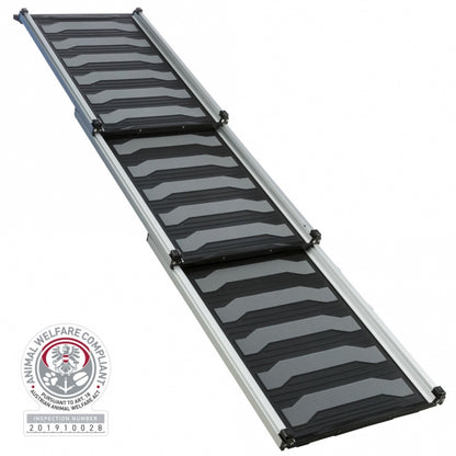 Trixie 3-fach Teleskop-Rampe, Aluminium/TPR - Trixie