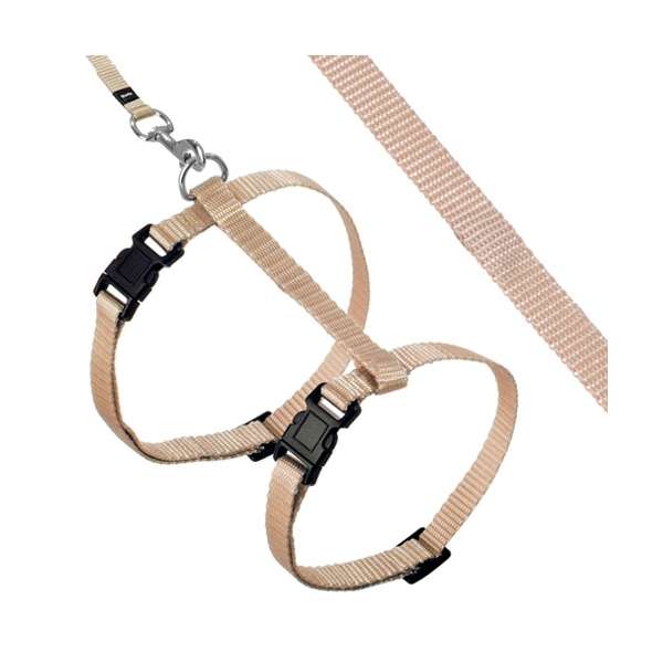 Karlie ASP Katzengeschirr mit Leine - Beige - Karlie