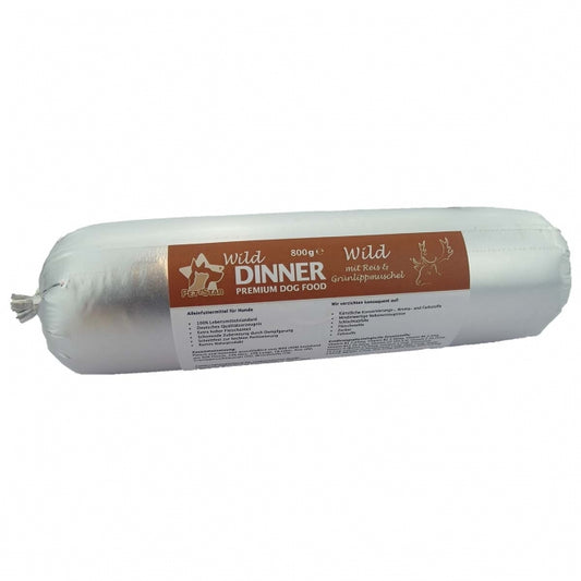 Wild Dinner Gourmet-Wurst Wild mit Reis - 800 g - Pet-Star