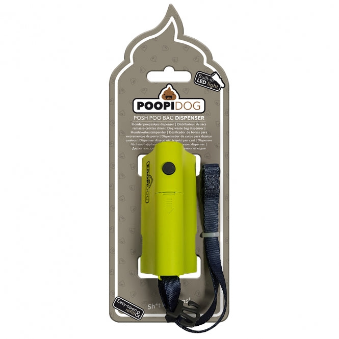 Poopidog Hundekotbeutelspender mit LED - DUVO
