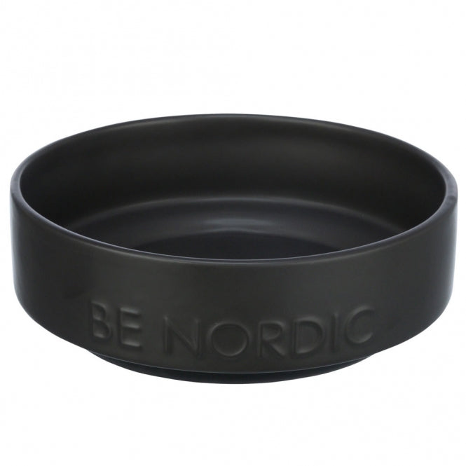 Trixie BE NORDIC Keramiknapf für Hunde - schwarz/0 - Trixie