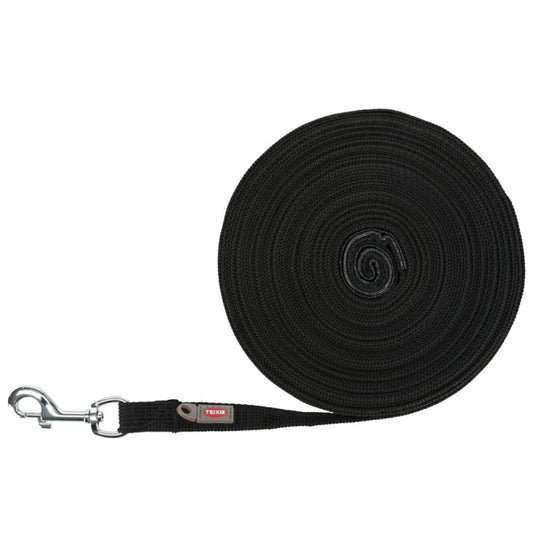 Trixie Schleppleine, 15 m / 20 mm, schwarz - Trixie