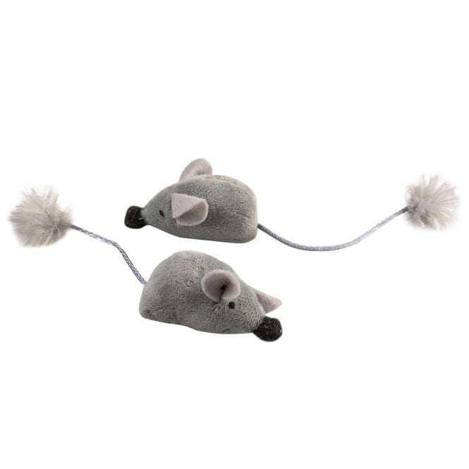 Duvoplus Cat Toy Cushy Mäuse grau - DUVO