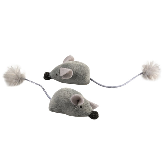 Duvoplus Cat Toy Cushy Mäuse grau - DUVO