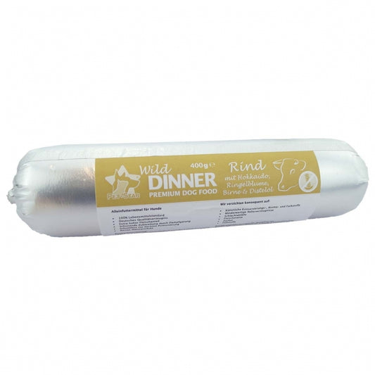 Wild Dinner Gourmet-Wurst Rind mit Hokkaido - Pet-Star