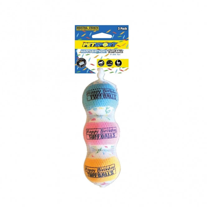 Tuff Birthday Balls 6 cm - PETSPORT