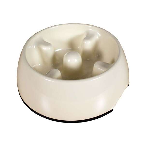 DOGIT Go-Slow Anti-Schling-Napf Weiss 300 ml - DOGIT Bild 3