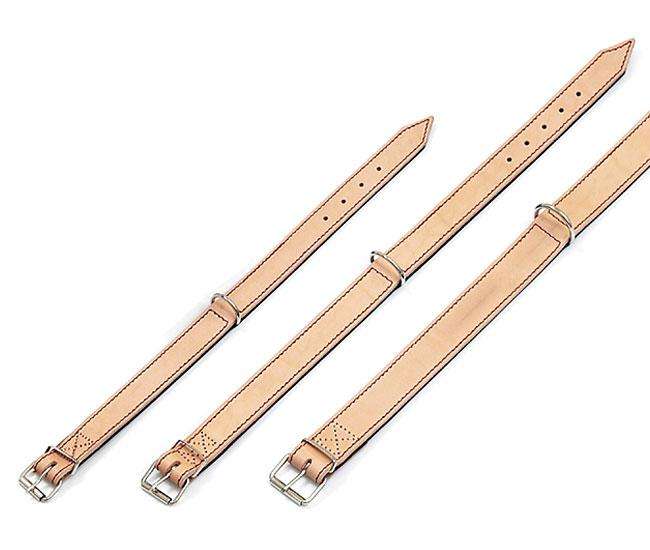 Karlie RONDO Halsband genäht - Natur/Schwarz - 22 mm 32 cm - Karlie