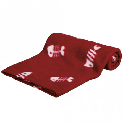 Trixie Fleecedecke Beany - bordeaux 100 x 70 cm - Trixie