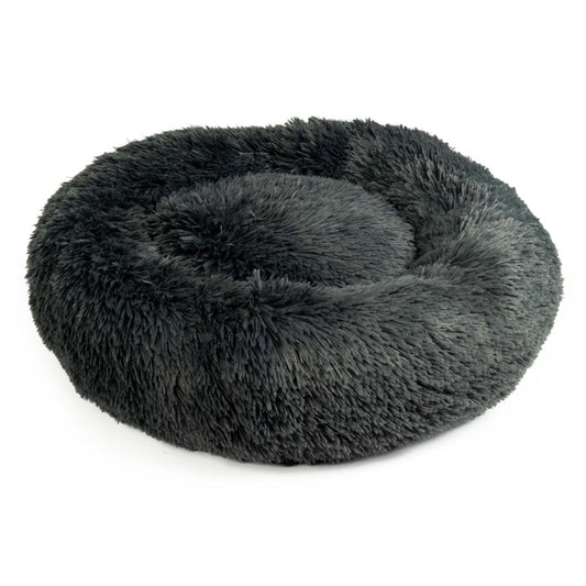 Duvoplus Donutbett Snug - dunkelgrau - - 50x50x13cm - DUVO