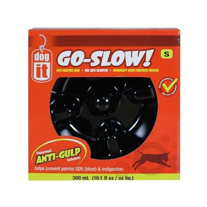 DOGIT Go-Slow Anti-Schling-Napf Schwarz 600 ml - DOGIT