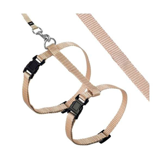 Karlie ASP Katzengeschirr mit Leine - Beige - Karlie