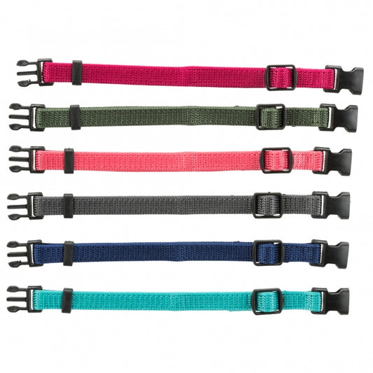 Trixie Welpenhalsbänder - 6er-Set 2 - S-M = 17-25 cm - Trixie