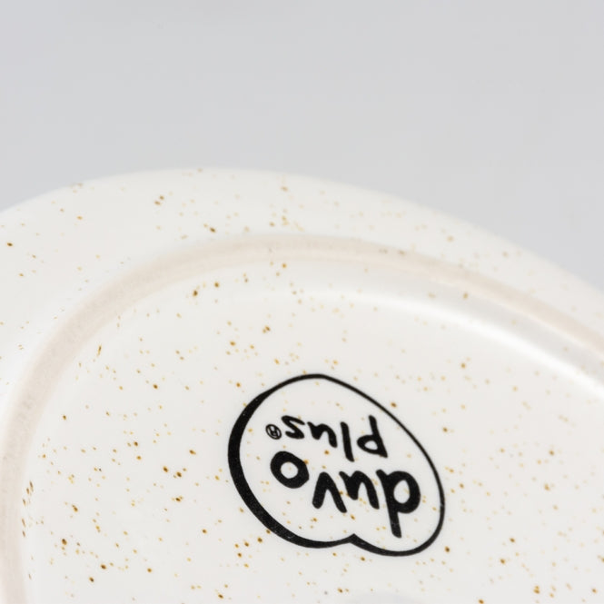 Duvoplus flacher Keramiknapf Stone Speckle - DUVO