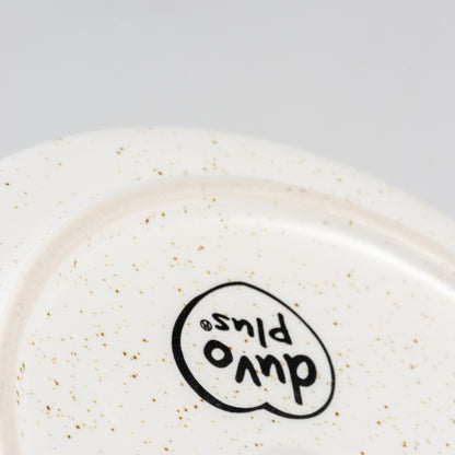 Duvoplus flacher Keramiknapf Stone Speckle - DUVO