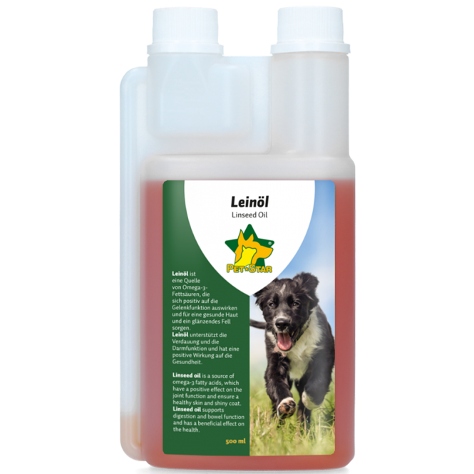 Pet-Star Leinöl 500ml - Pet-Star