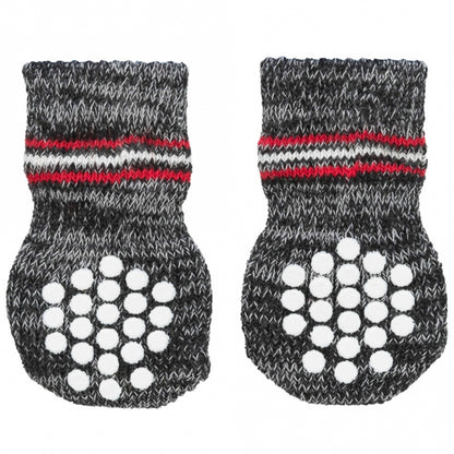 Trixie Hundesocken - Grau - - Trixie