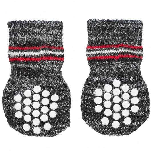 Trixie Hundesocken - Grau - - Trixie
