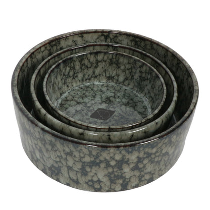 D&D Trendy Napf Jasper green marble - D&D Home