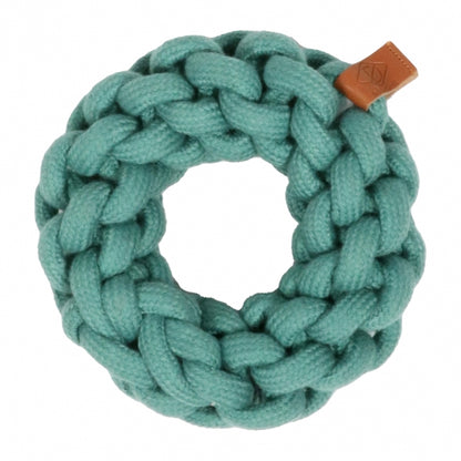D&D Baumwollring Ben - blau - 13 x 13 x 4 - D&D Home