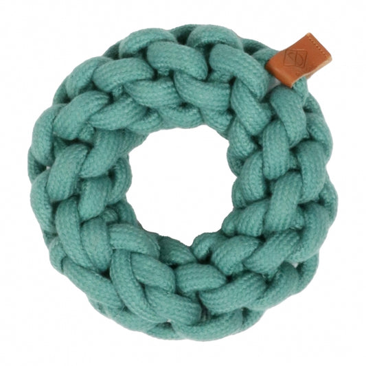 D&D Baumwollring Ben - blau - 13 x 13 x 4 - D&D Home