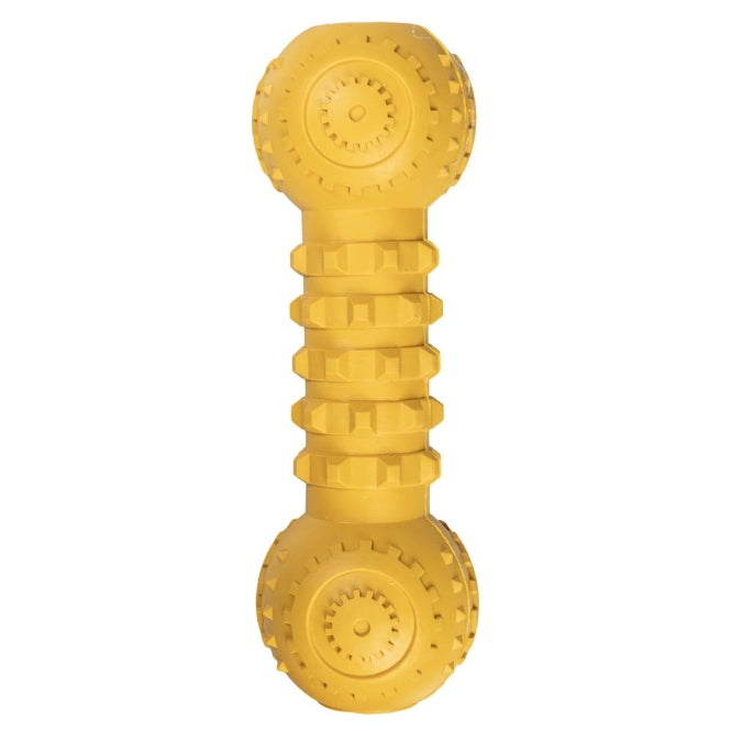 Duvoplus Kauspielzeug Griplay Dumbbell - Gelb - DUVO