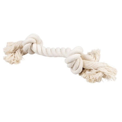Duvoplus ECO Baumwoll-Tau mit 2 Knoten - weiß - / - DUVO