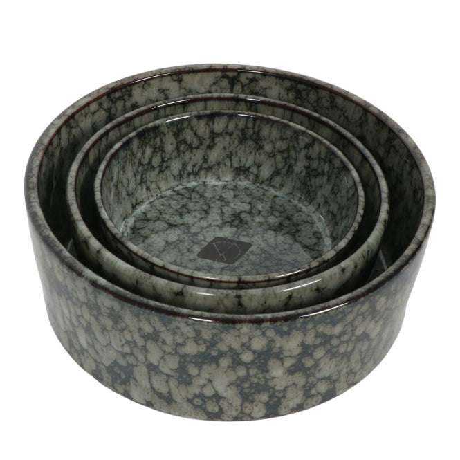D&D Trendy Napf Jasper green marble - D&D Home