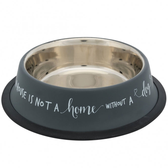 Trixie Edelstahlnapf Home für Hunde - 0,7 l/ø 21 cm - Trixie
