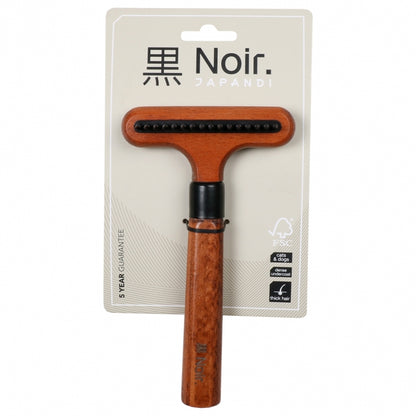 EBI Noir Japandi Entwirrungsharke mit rotierenden Zinken - EBI