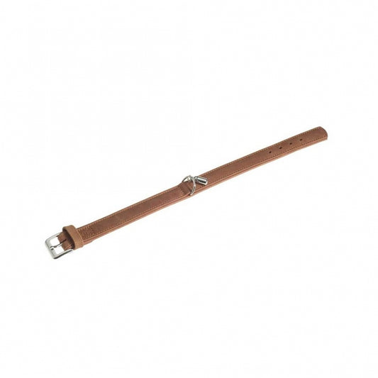 Karlie Halsband Buffalo aus Kalbsleder - Braun - 24 cm/10 mm - Karlie