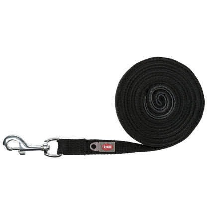 Trixie Schleppleine, 5 m / 20 mm, schwarz - Trixie